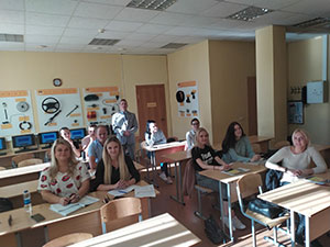 Наш класс для теоретических занятий по вождению